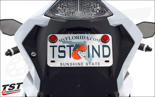 License Plate Reflector Mounts Detailed