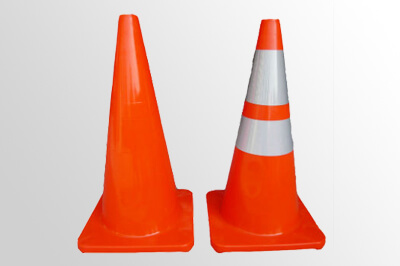 Traffic cone sticker