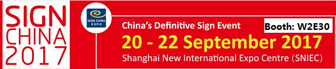 XW reflective at Sign China Shanghai 2017