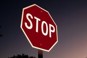 retroreflective stop signs