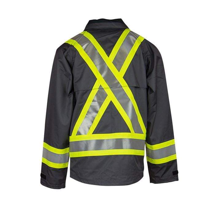 FR Reflective Rain Jacket yellow silver yellow