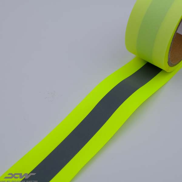 Reflective ribbon for safety vest