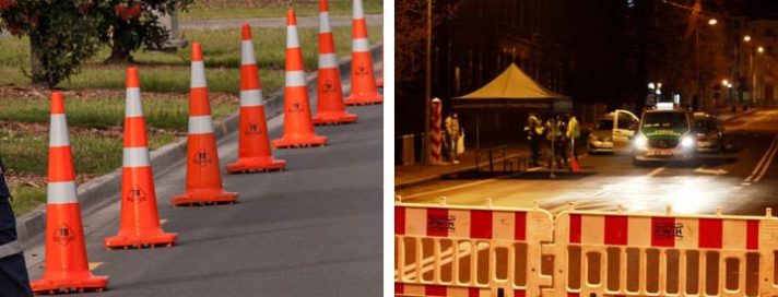 High-Intensity Reflective Tapes for Cone Barricade and Cylindrical Barricade