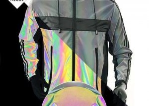 rainbow reflective fabric for clothing