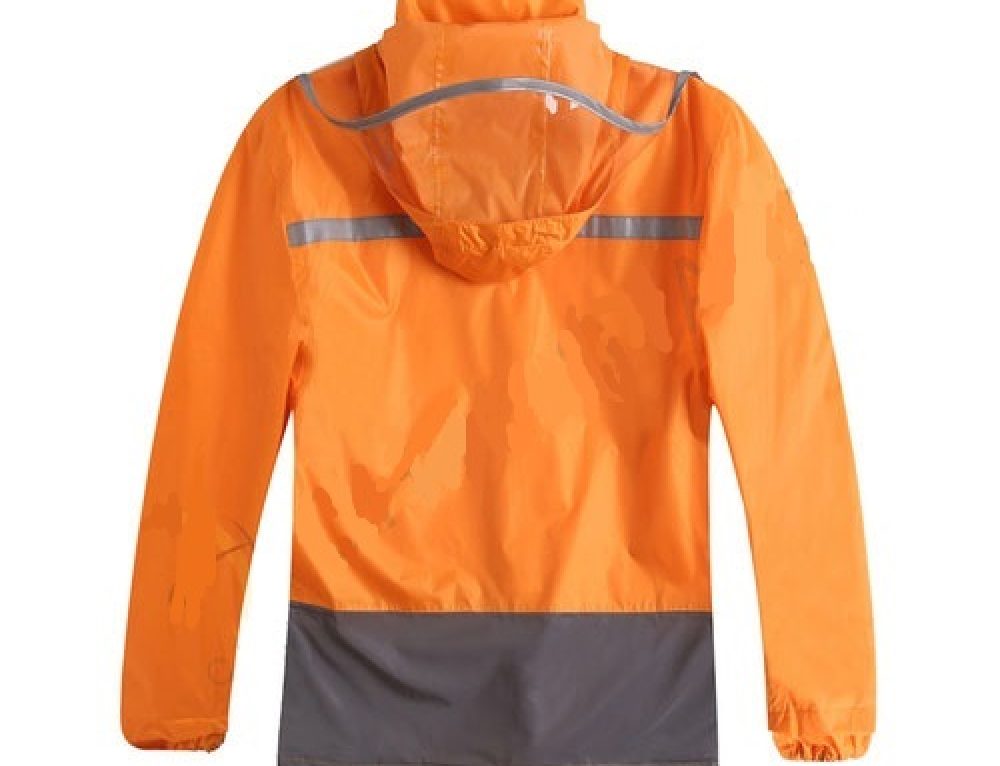 Safety Raincoat Reflective Rain Jacket Mens XW Reflective