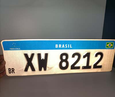 license plate reflective film for Brazil