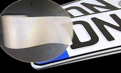 israël blanc véhicule plaque d'immatriculation laser anti radar marque film  réfléchissant numéro de voiture plaque d'immatriculation plaque de voiture