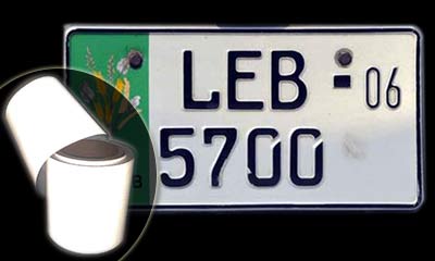 XW8300 license plate reflective film for digital printing type plate