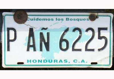 license plate reflective film for Honduras XW8200