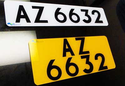 reflective license plate film for Hong Kong XW 5600
