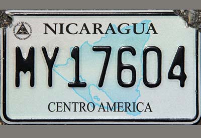 reflective license plate film for Nicaragua XW8200