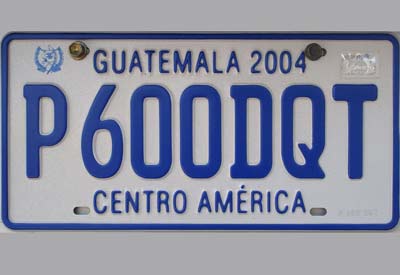 reflective license plate sheeting in Guatemala XW8200
