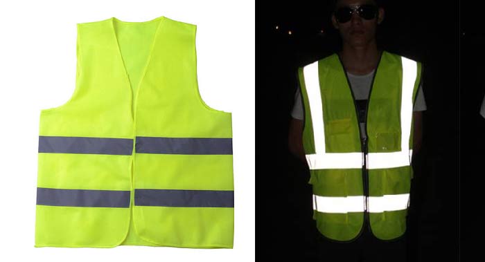 safety vest in day and night