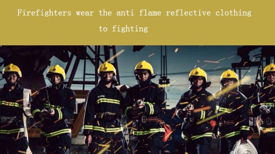anti flame safety clothing for fire man