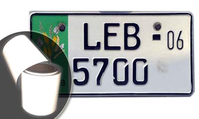XW8300 digital printing license plate reflective film for blank license plate