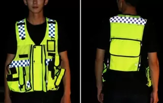 what is safety vest made of