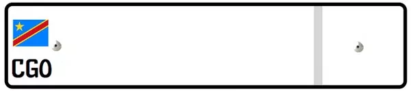 CGO license plate for sale