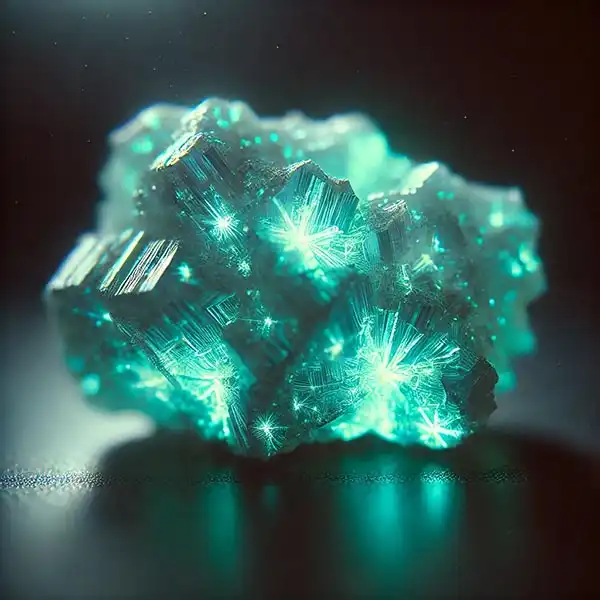 Photoluminescent mineral