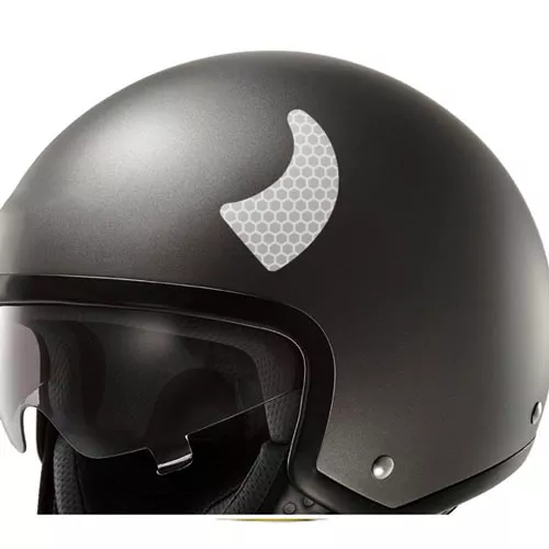 Réfléchissant, stickers faux trou à coller sur casque de moto