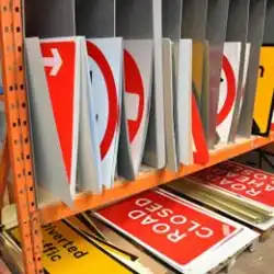sign face sticker with EG reflective sheeting