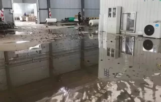 Flood comes into reflective sheeting workshop