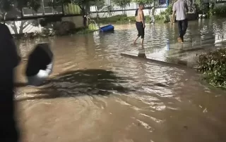 High water level in XW reflective factory