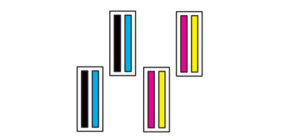 Ricoh G6 2-head 4-head color mixing scheme