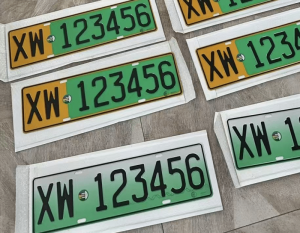 Matrícula de Veículo de Nova Energia