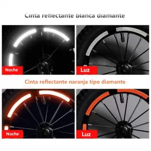 Neumáticos reflectantes para bicicleta