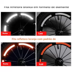 Pneus de bicicleta refletivos