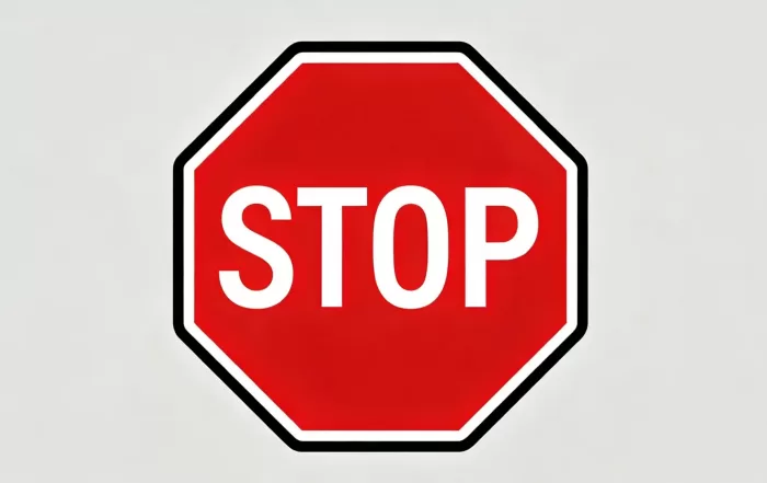 stop sign