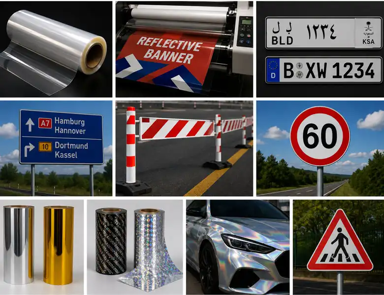 Related product traffic signage & cold lamination film & blank license plate